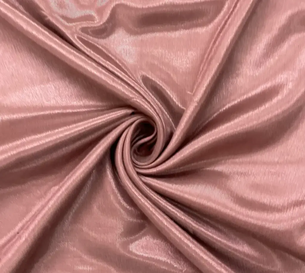 玫瑰塵粉色純色桑頓布料