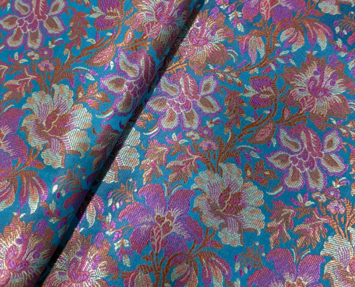 純班加拉絲綢 織錦面料